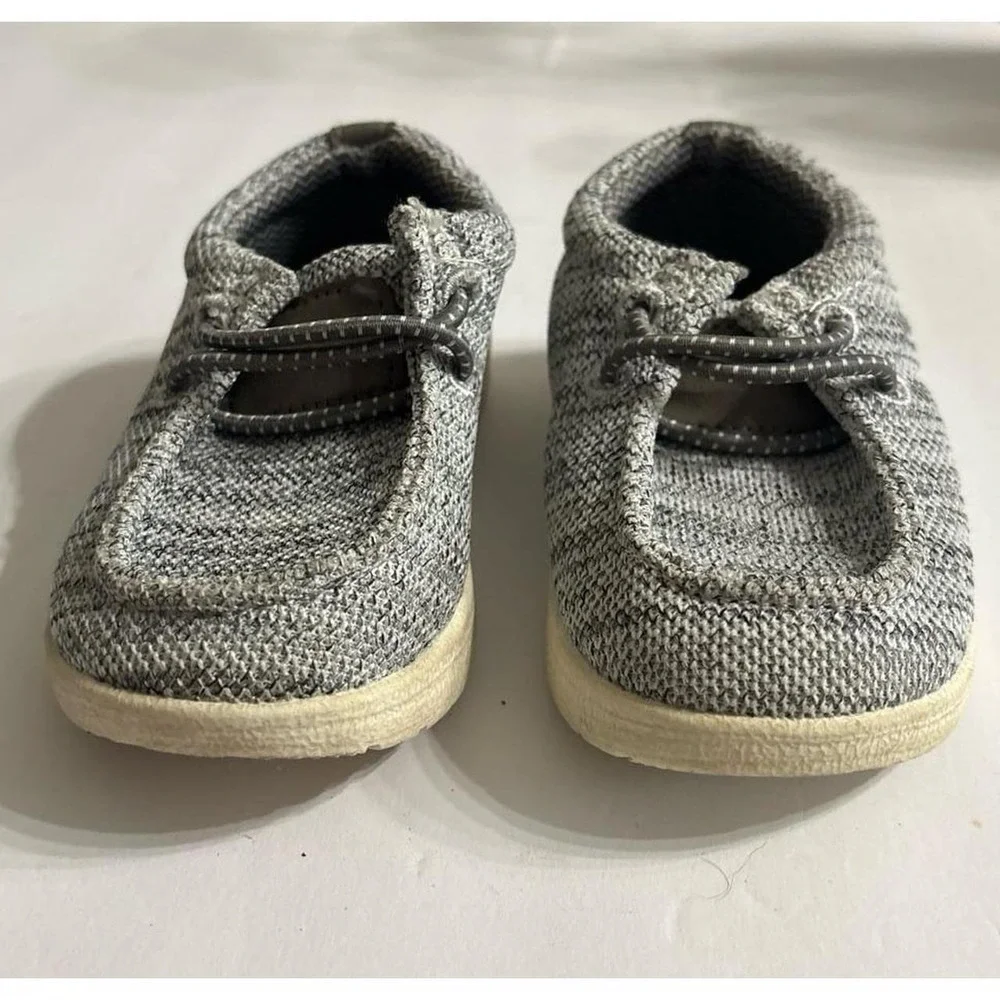 Old Navy Gray Slip-On Loafer Shoes (Sz. 7 toddler)